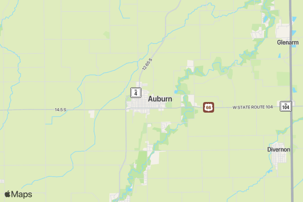 Diann and Butch Hoagland Memorial 5k run location map image