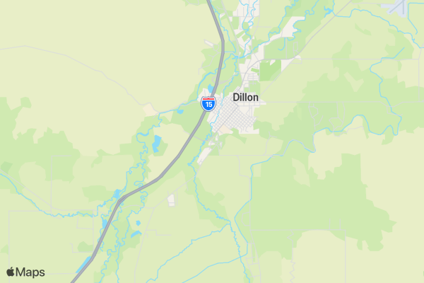 Dillon Dash 5K location map image