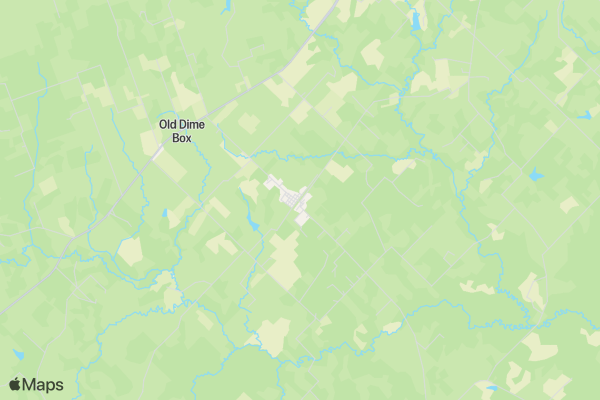 Dime Box Mini Marathon location map image