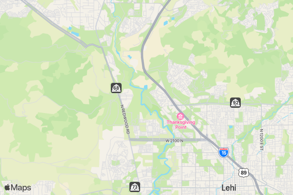 Dino Dash 5k location map image
