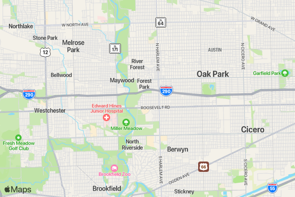 District 91's Back to School Event location map image
