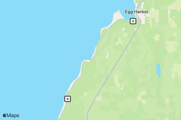 Door County Half Iron Triathlon location map image