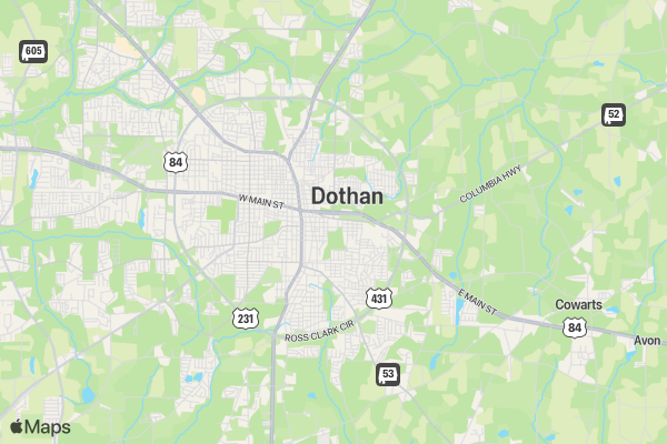 Dothan Fire Department Fit to Fight location map image