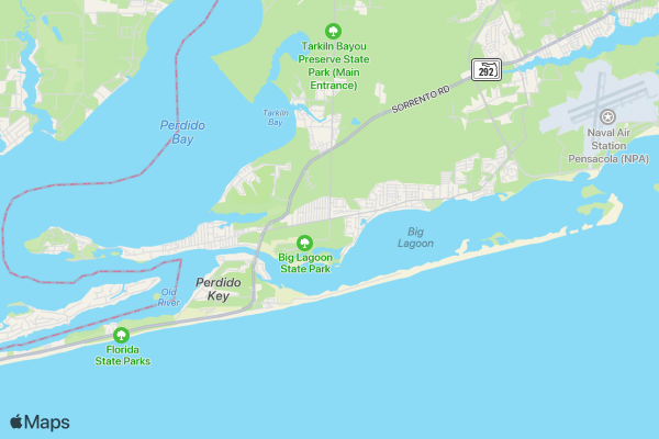 Double Lagoon Run location map image