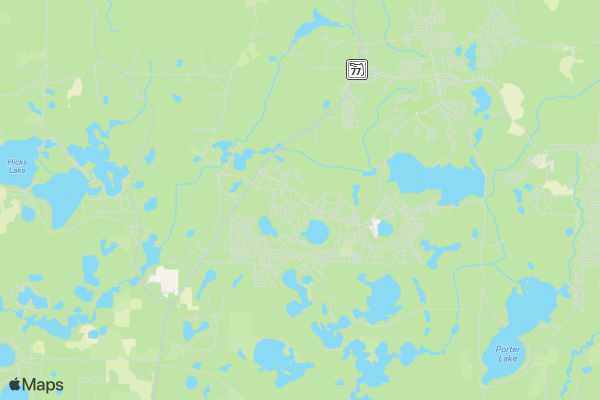 DRAGGIN' TAIL 18 MILE CHALLENGE and 5K FUN RUN location map image