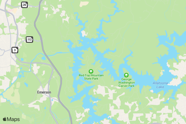 Driven Trail 10k location map image