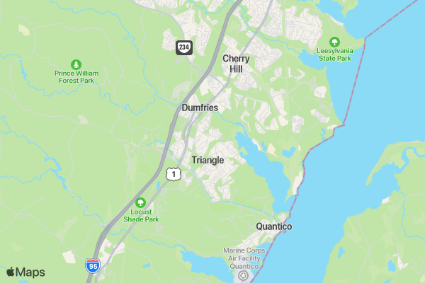 Dumfries Elementary 5K location map image