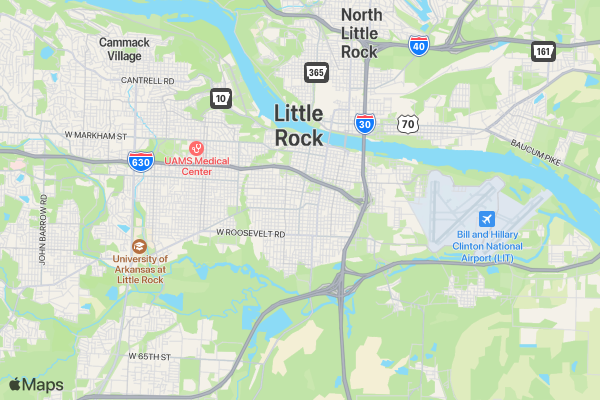 Dunbar Let's GO 5K location map image