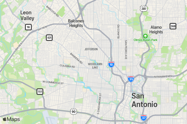 Earth Day 5K location map image