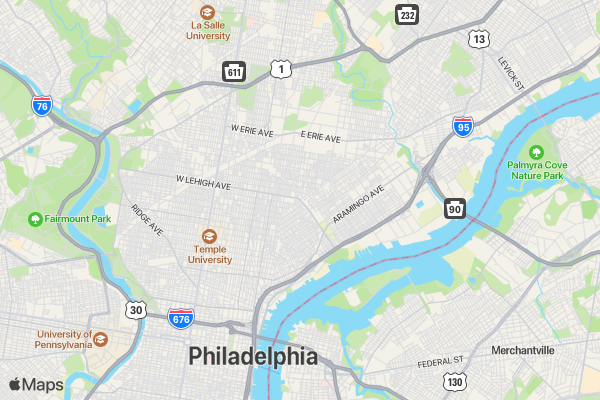 Earth Day Trash Walk location map image