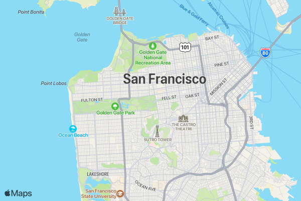 Run for Vision 5K location map image