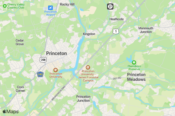Eden Autism 5K location map image