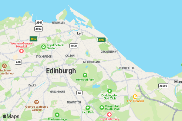 Edinburgh Secondary Schools Athletics Event location map image