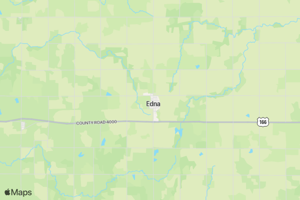 Edna Fall Festival 5k & Fun Run location map image