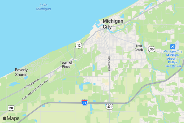EEL 7th Annual Healthy Lifestyle 5K location map image