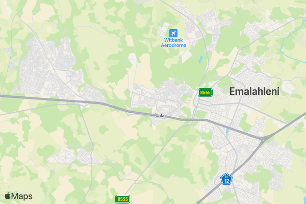 Emalahleni 5K Community Fun Run location map image