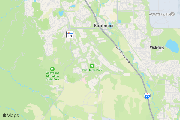 Emergency Services Run to Remember 5K location map image