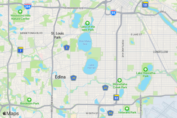 Emotions in Motion 5K - Minneapolis location map image