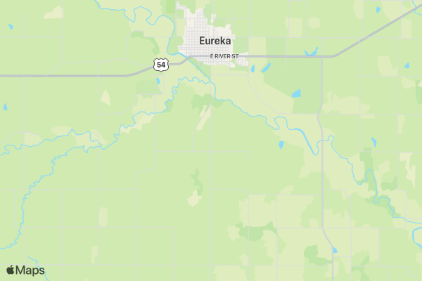 Eureka Lake Color Run location map image