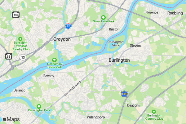 Exit 5 Riders Annual 5K Run location map image