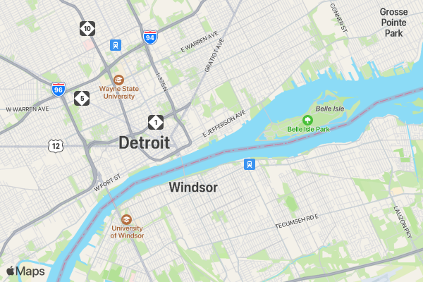 Family Fun Run location map image