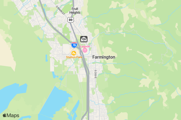 Farmington Community 5K Color Run/Walk location map image