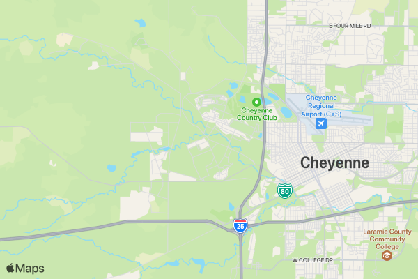 F.E. Warren Race for Research location map image