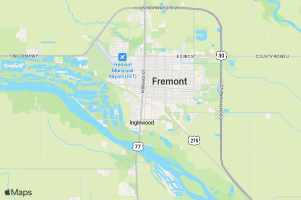 Fearless 5K location map image