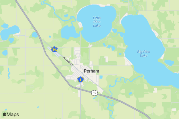 Feb 25 and 26 Perham location map image
