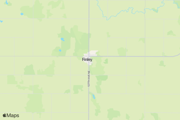 Feb 4 and 5 Finley ND location map image