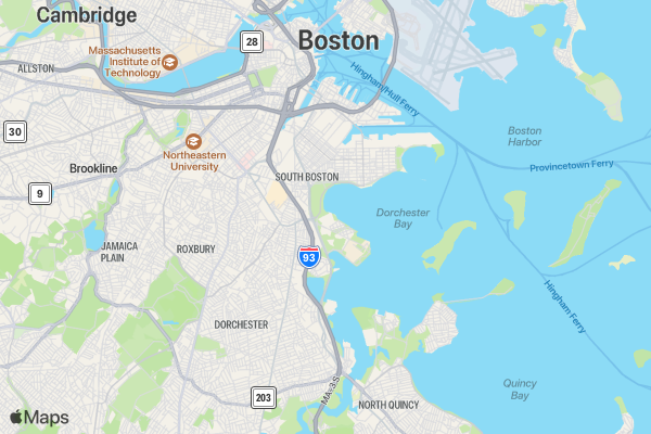 Feeney Fun Run location map image
