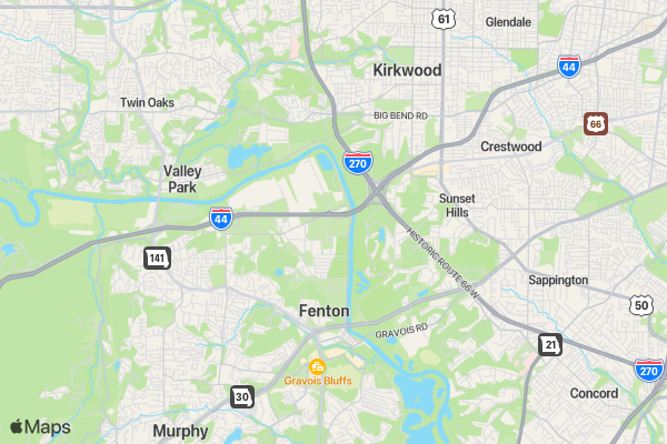Fenton Trail Mix Challenge location map image