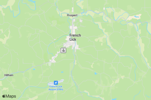 Firefighter 5k run/walk location map image