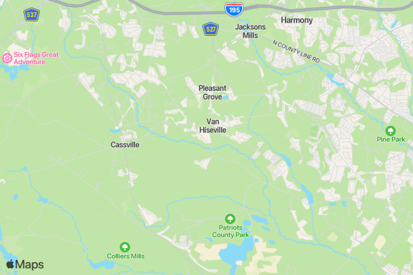 First Annual JMHS DECA DASH location map image