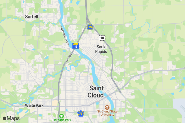 FITFAM 5K May 11 location map image