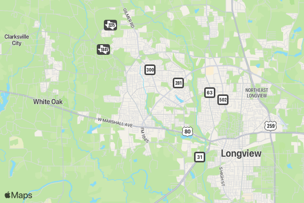 Flash-Glow location map image