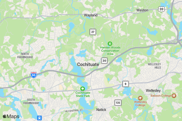 Florence Aldler Walk and Run location map image