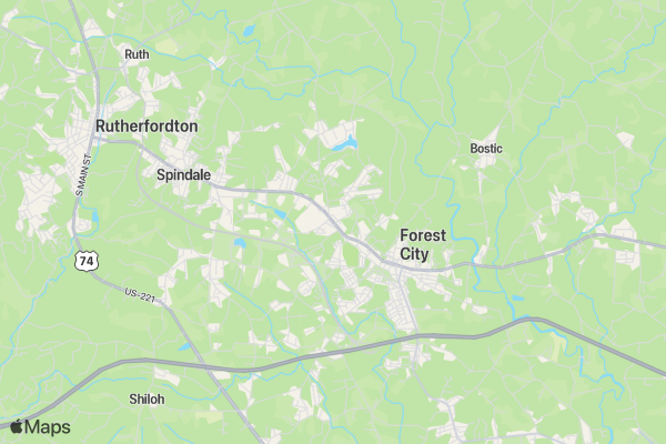 Forget Me Not 5K location map image