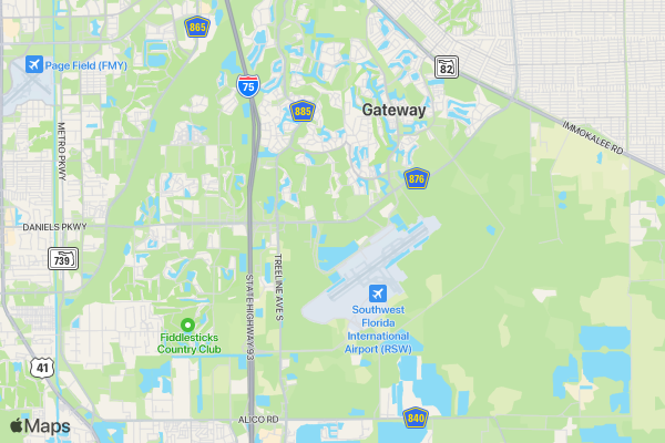 Fort Myers - Wag N' Run location map image