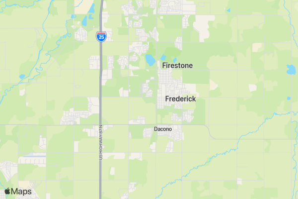 Frederick Feeder 5k and 400m Fun Run location map image