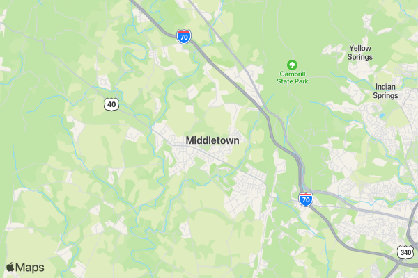 Frederick Kid's Triathlon location map image