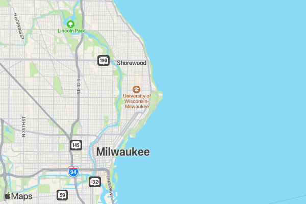 Freedom Run - Milwaukee location map image