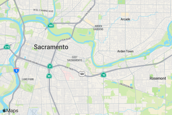 Fremont Fun Run location map image