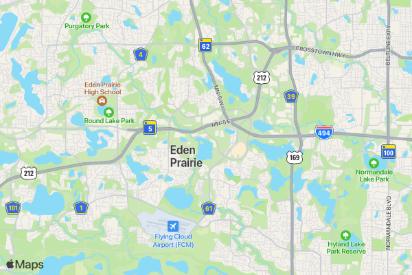 Fronek 5K location map image