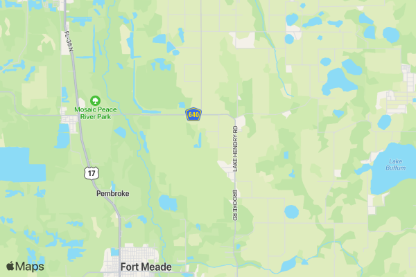 Frostproof Rotary Orange Blossom Festival 5K Fun Run location map image