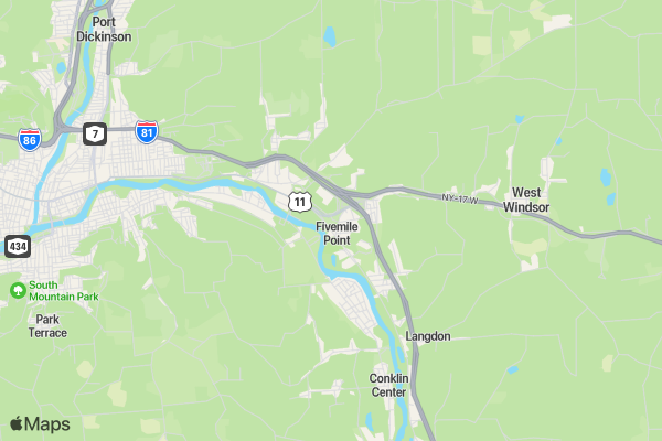 Frosty 5K & Snowflake Run location map image