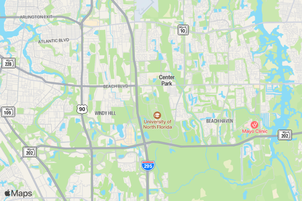 Fun in the Sun 5k location map image