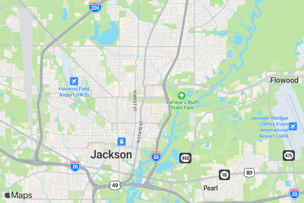 Fun Run for the 40th location map image
