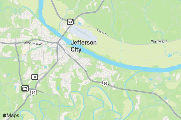 Furry fun run location map image