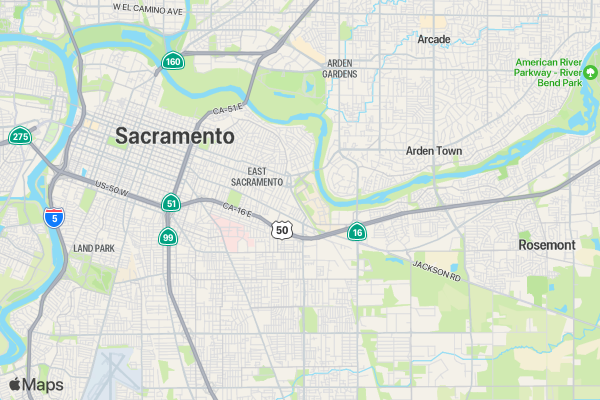 Gamma 5K location map image